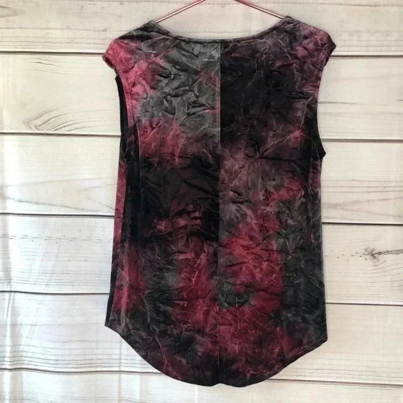 Rock & Republic Marbled Velvet Sleeveless Hi Low S - Picture 4 of 9